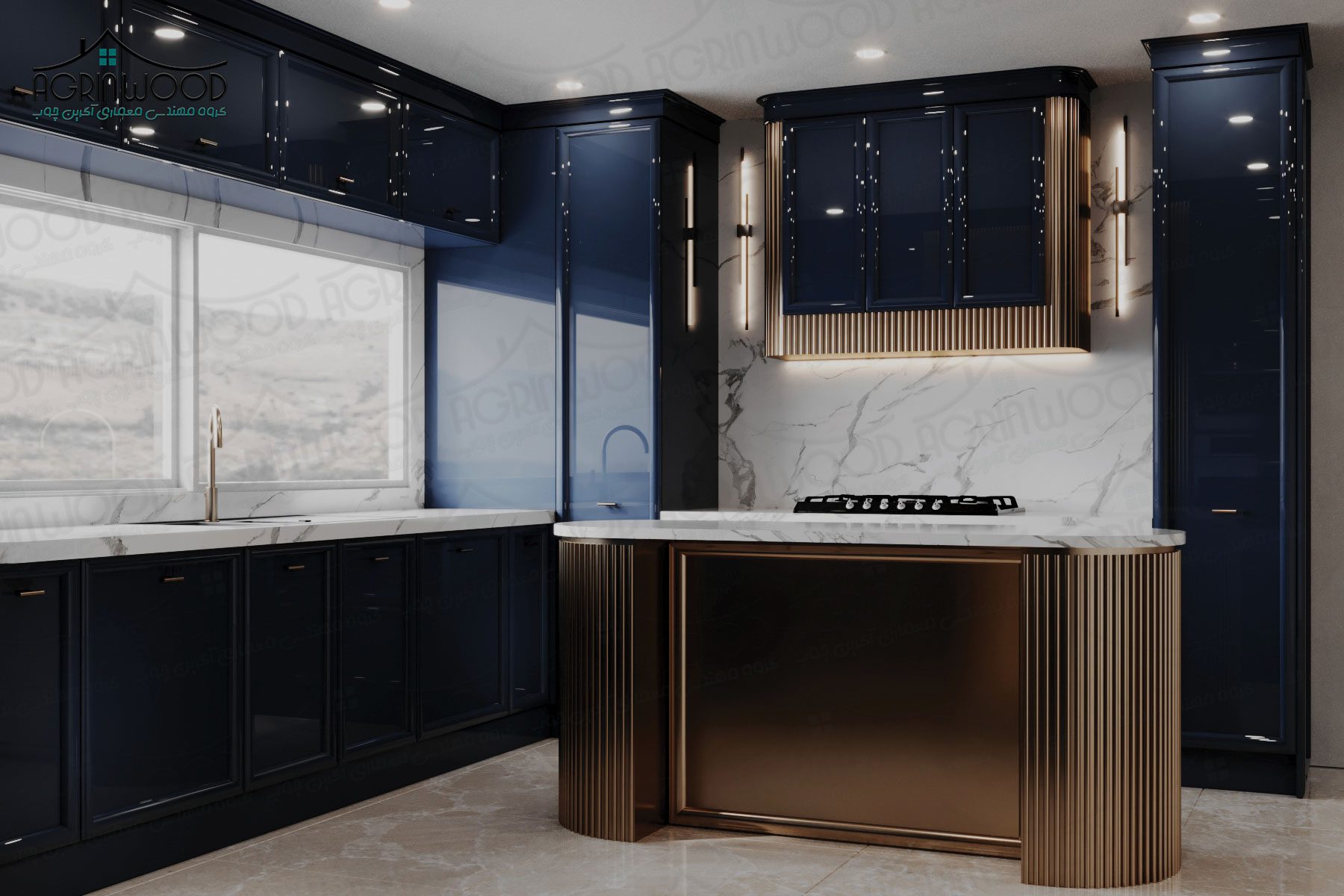 مدل شیک کابینت انزو