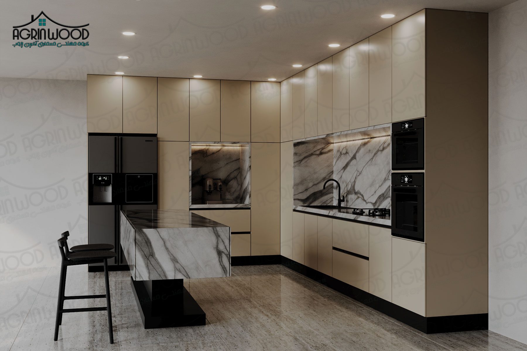 رنگ ایده آل کابینت آشپزخانه