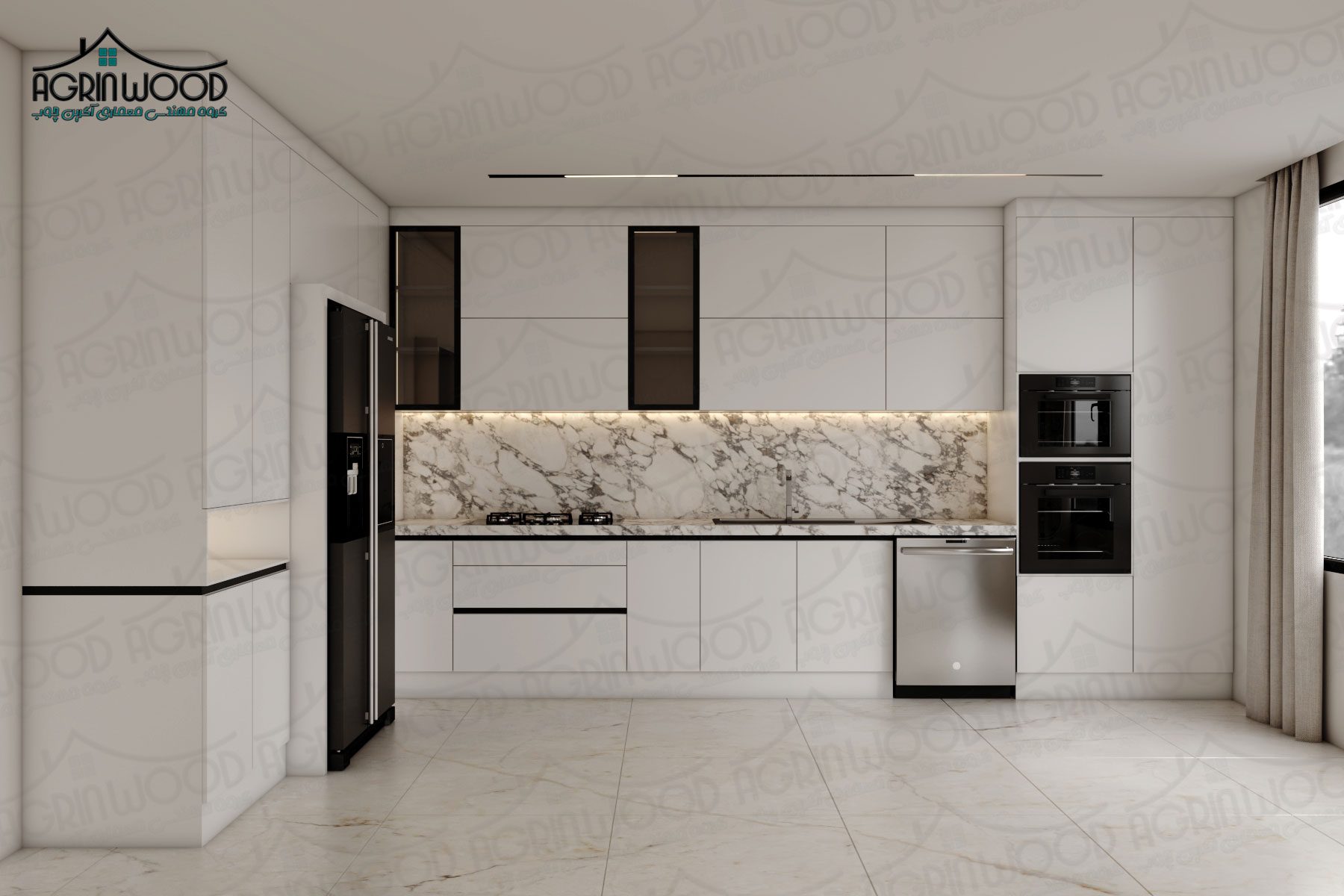 مدل شیک کابینت روکش وکیوم