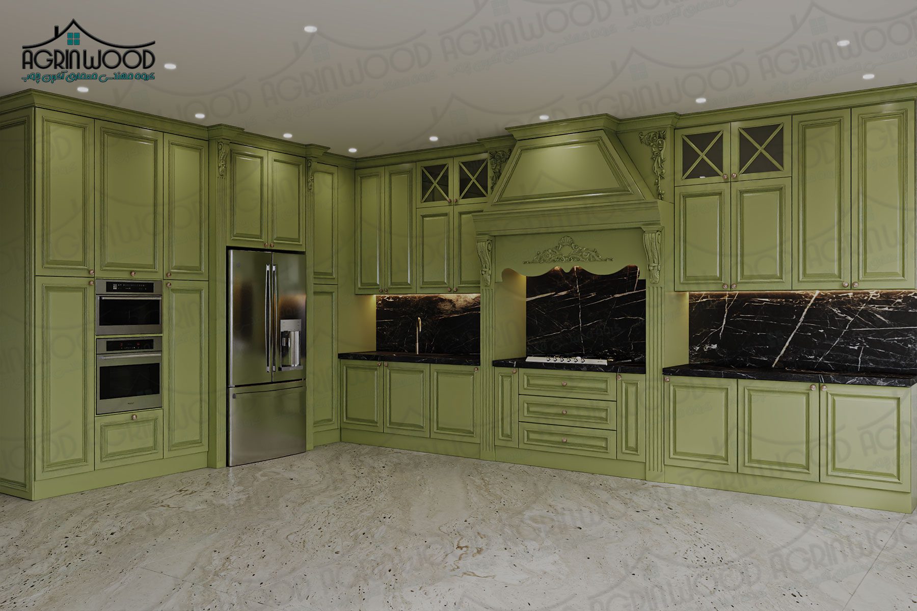 رنگ ایده آل کابینت ممبران