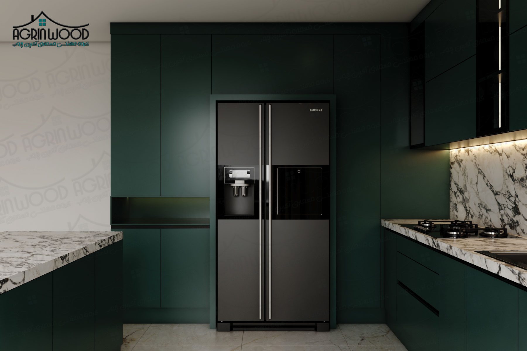 رنگ ایده آل کابینت ملامینه