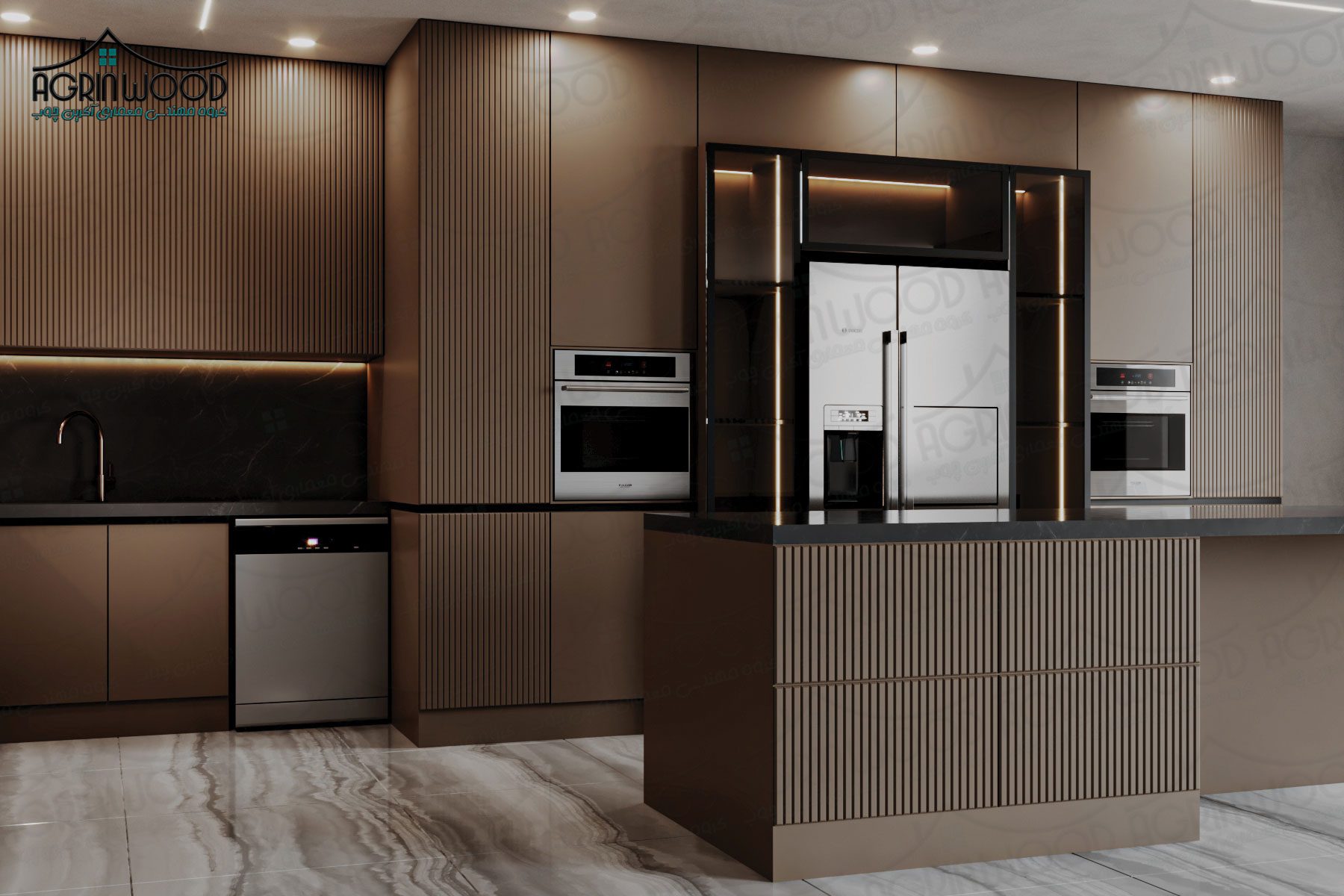 انواع رنگ کابینت آشپزخانه