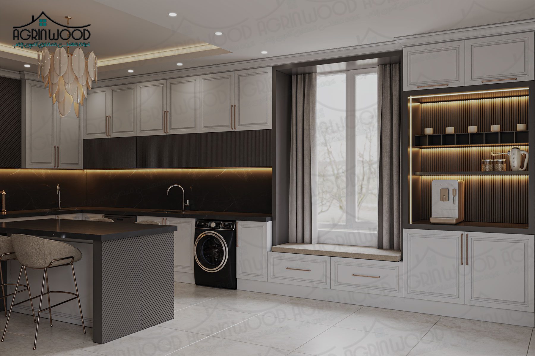 بهترین روکش کابینت روکش وکیوم