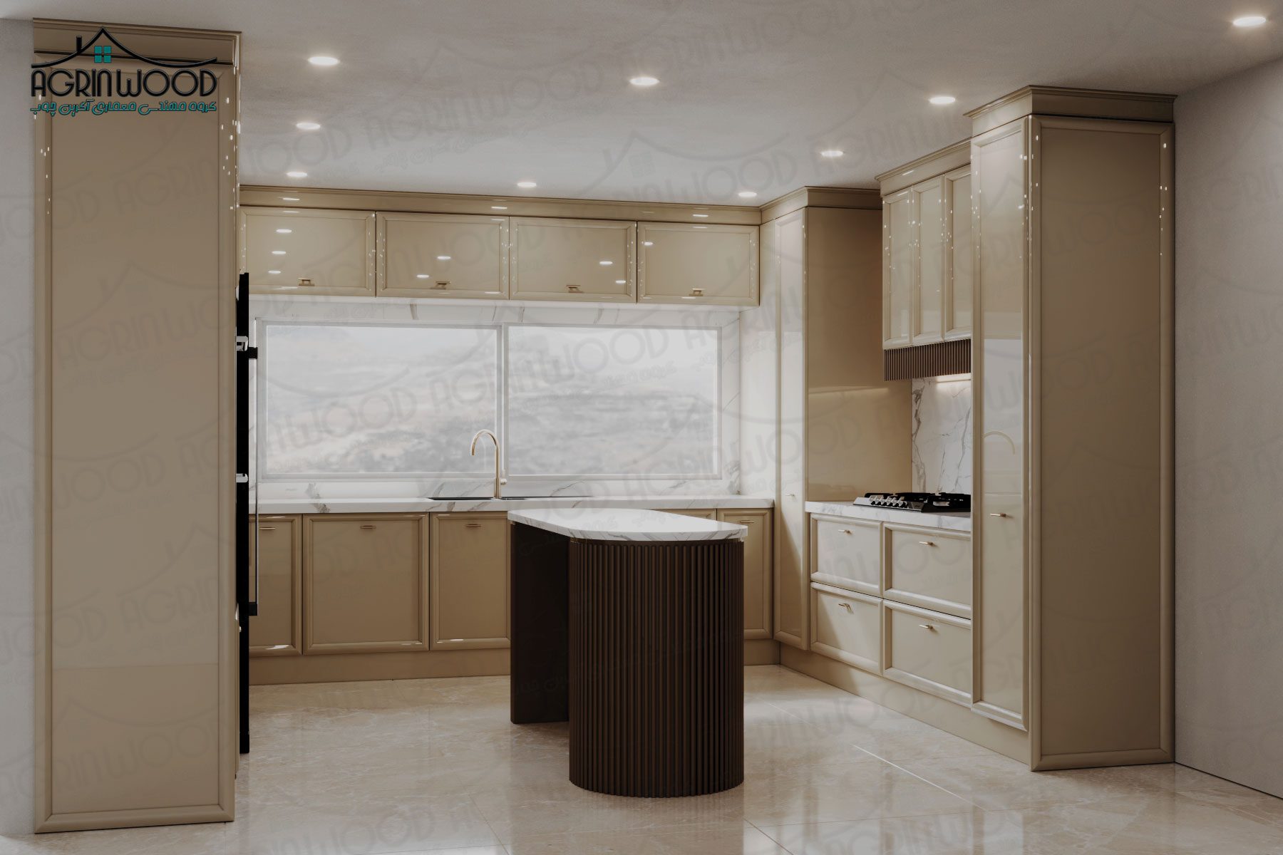 بهترین کابینت کرم انزو