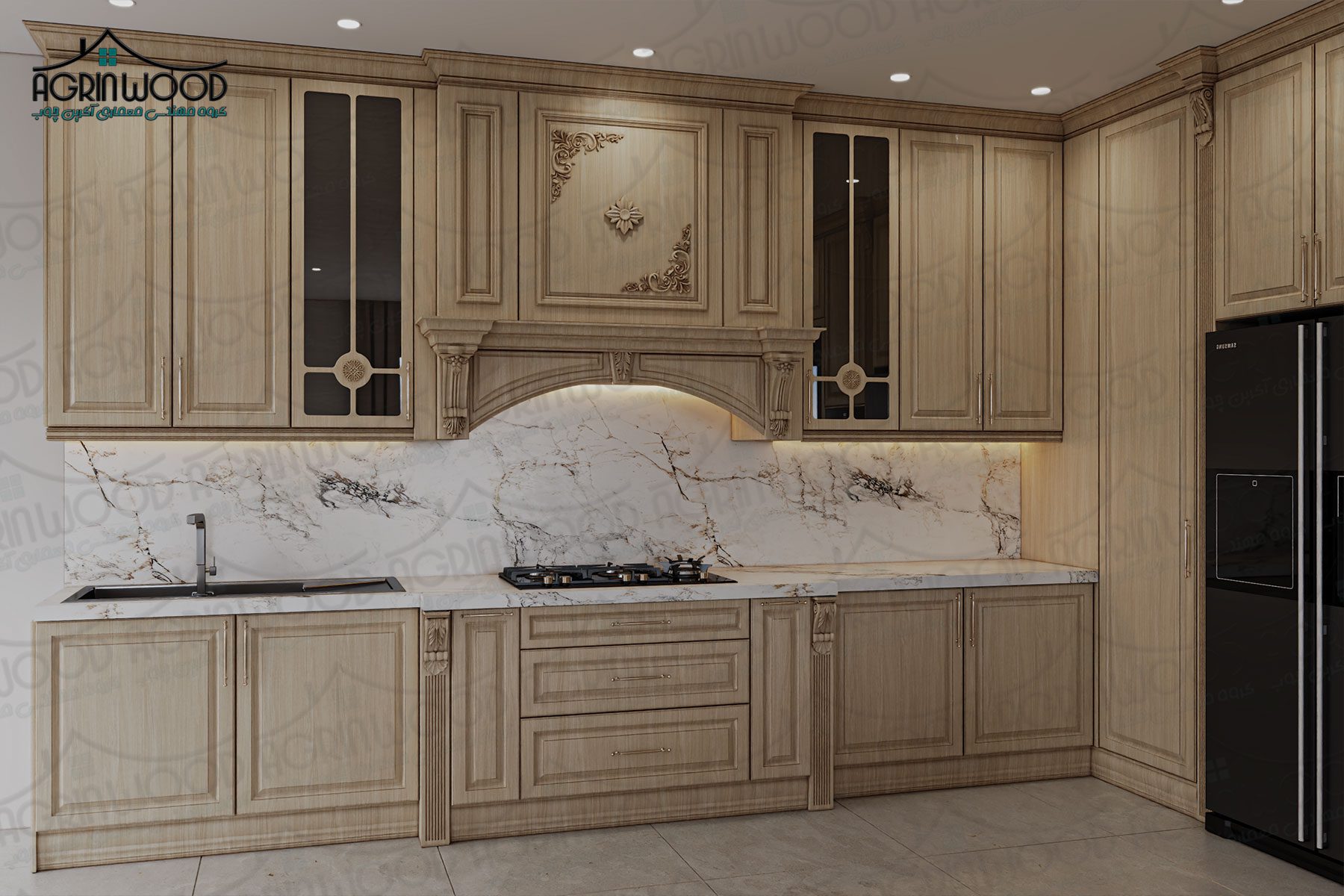 مدل شیک کابینت روکش وکیوم