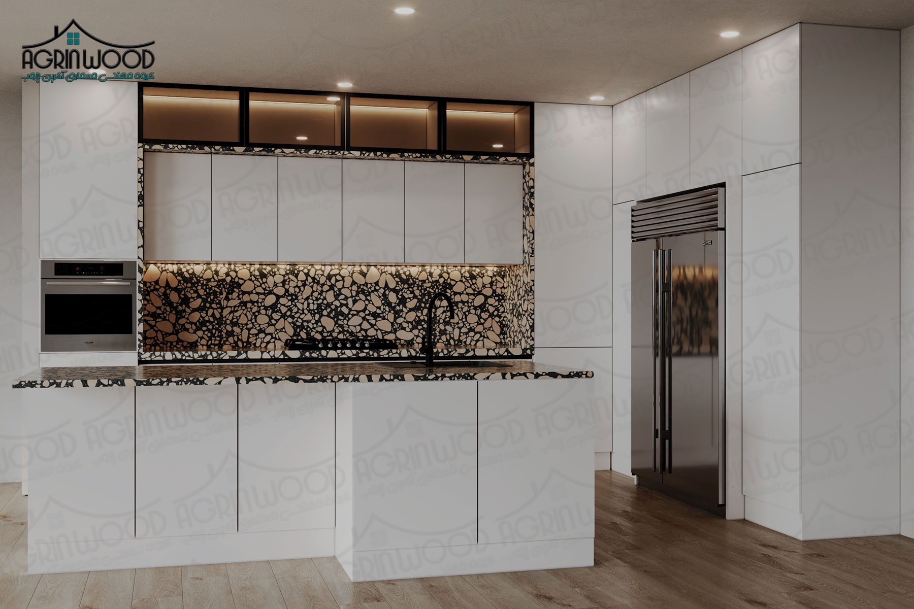 رنگ ایده آل کابینت روکش وکیوم