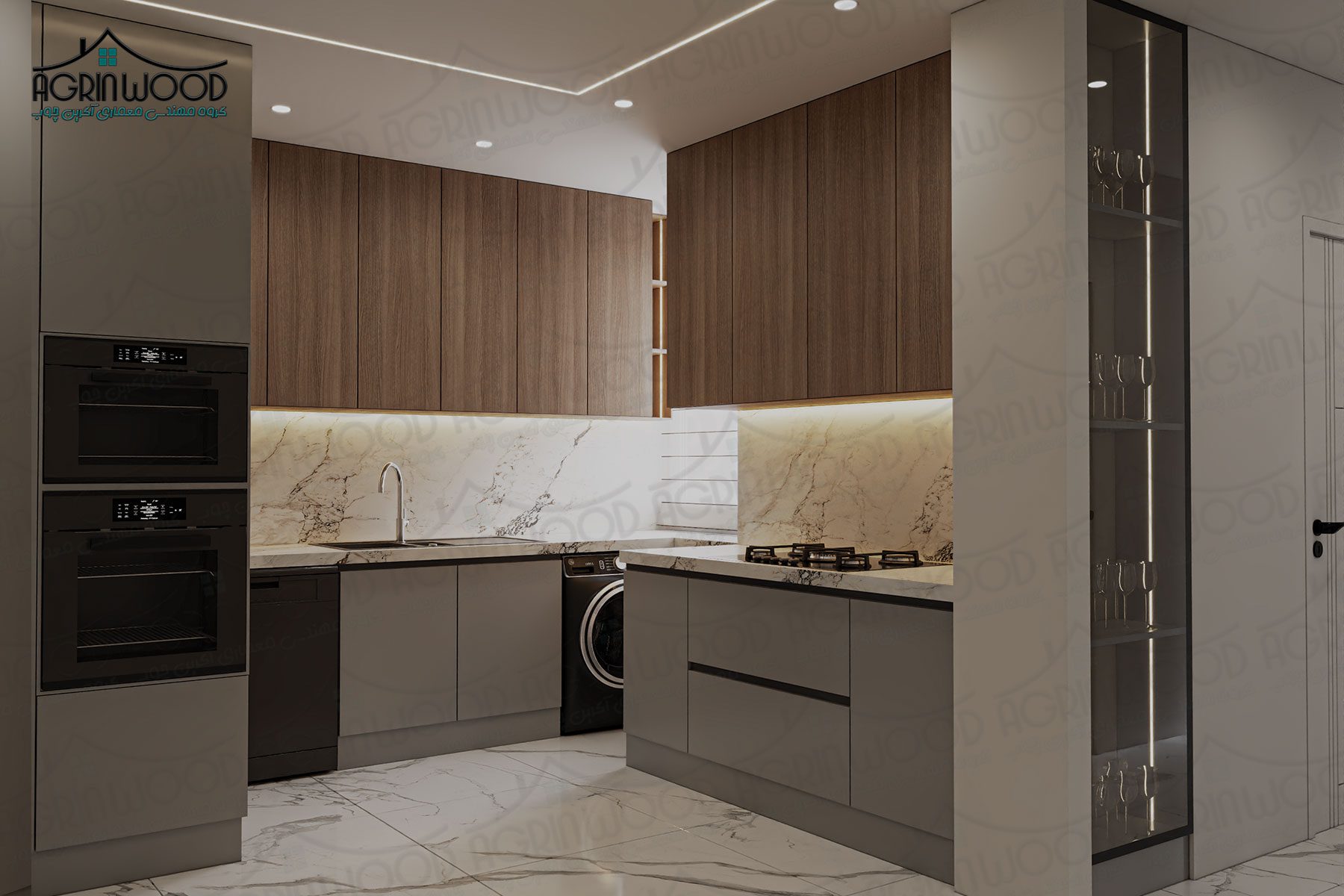 رنگ ایده آل کابینت ملامینه