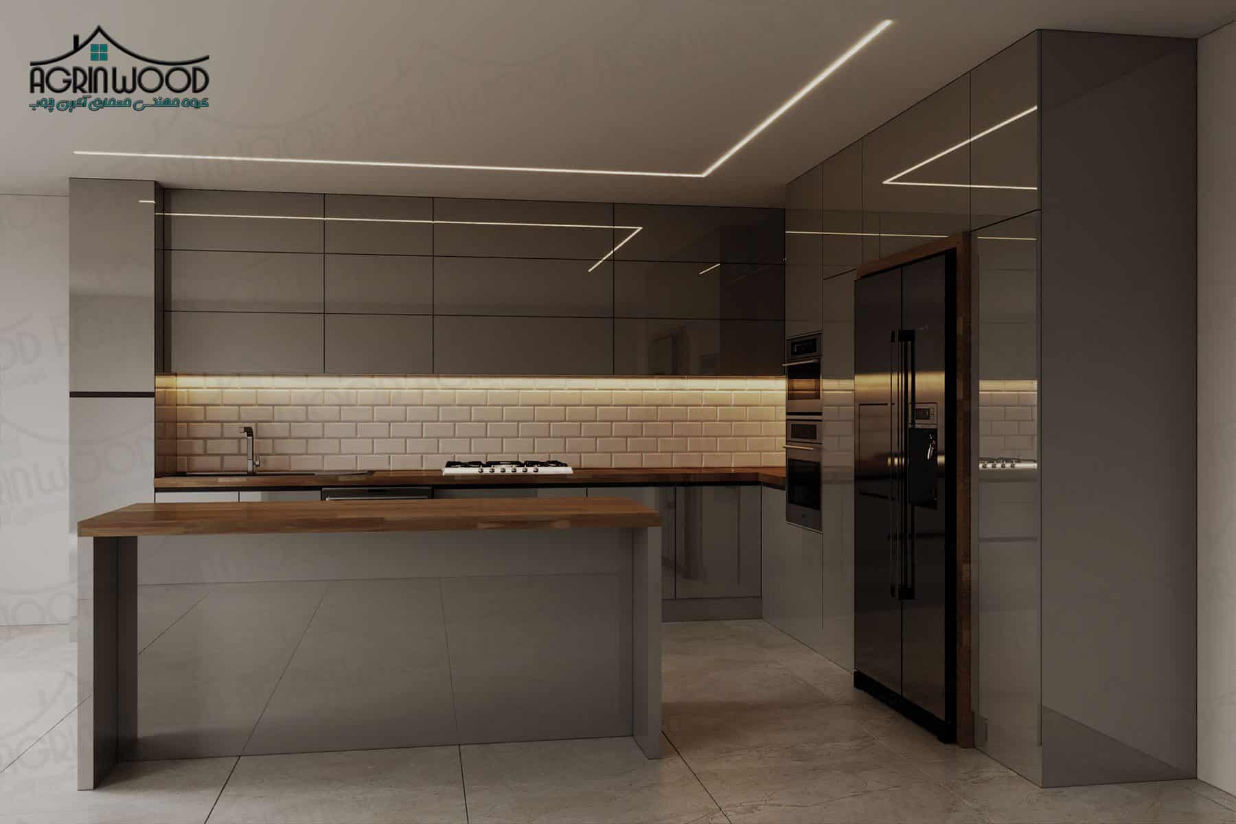 بهترین روکش کابینت پلی گلاس