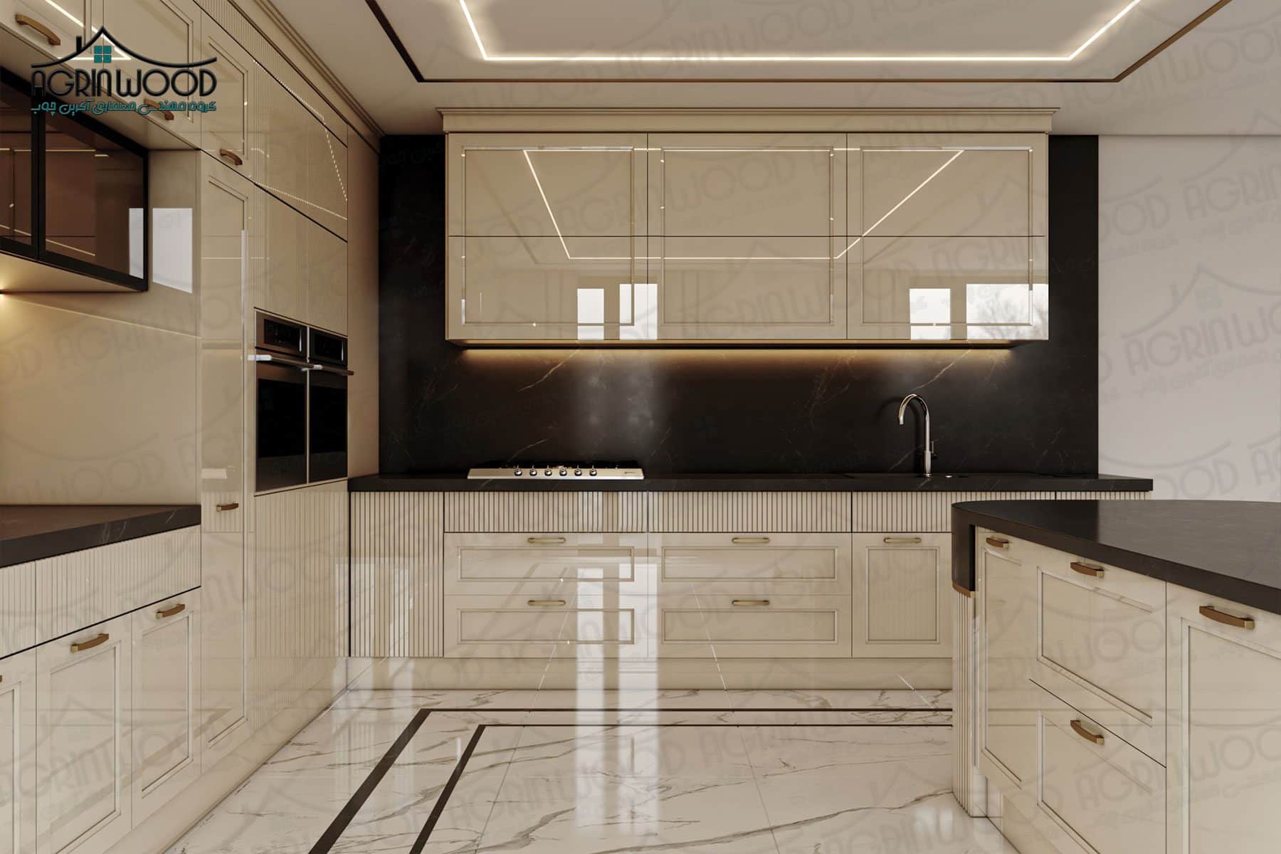 بهترین کابینت کرم انزو