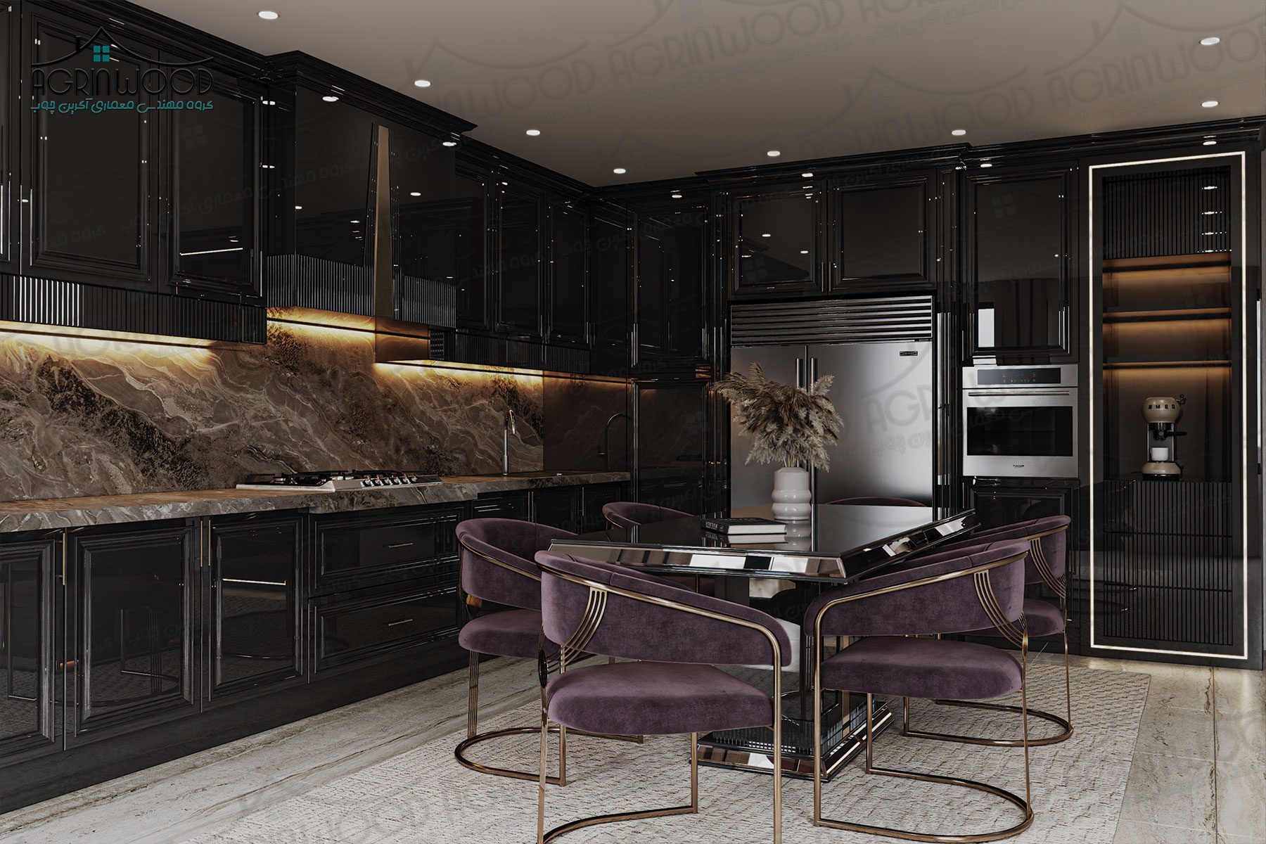 بهترین روکش کابینت انزو