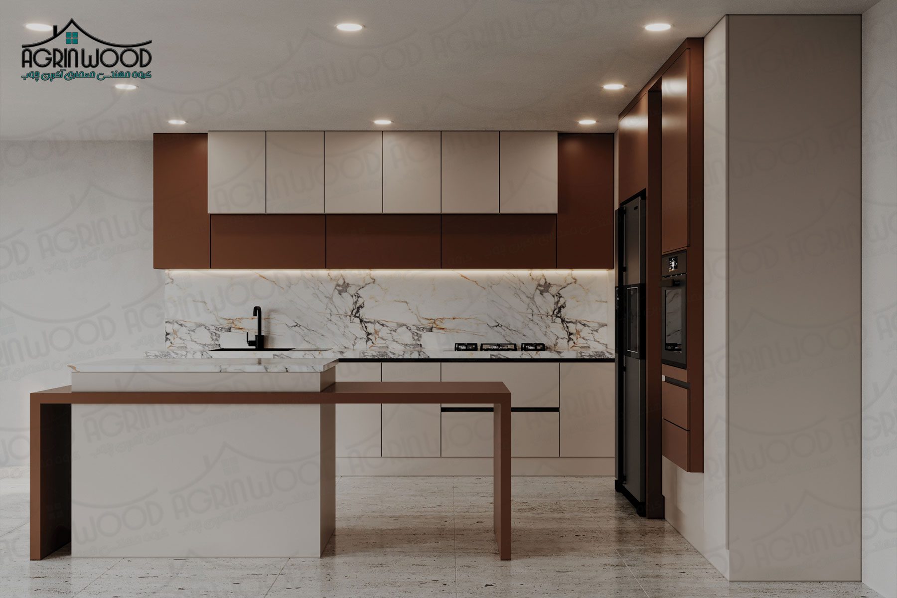 بهترین روکش کابینت ملامینه