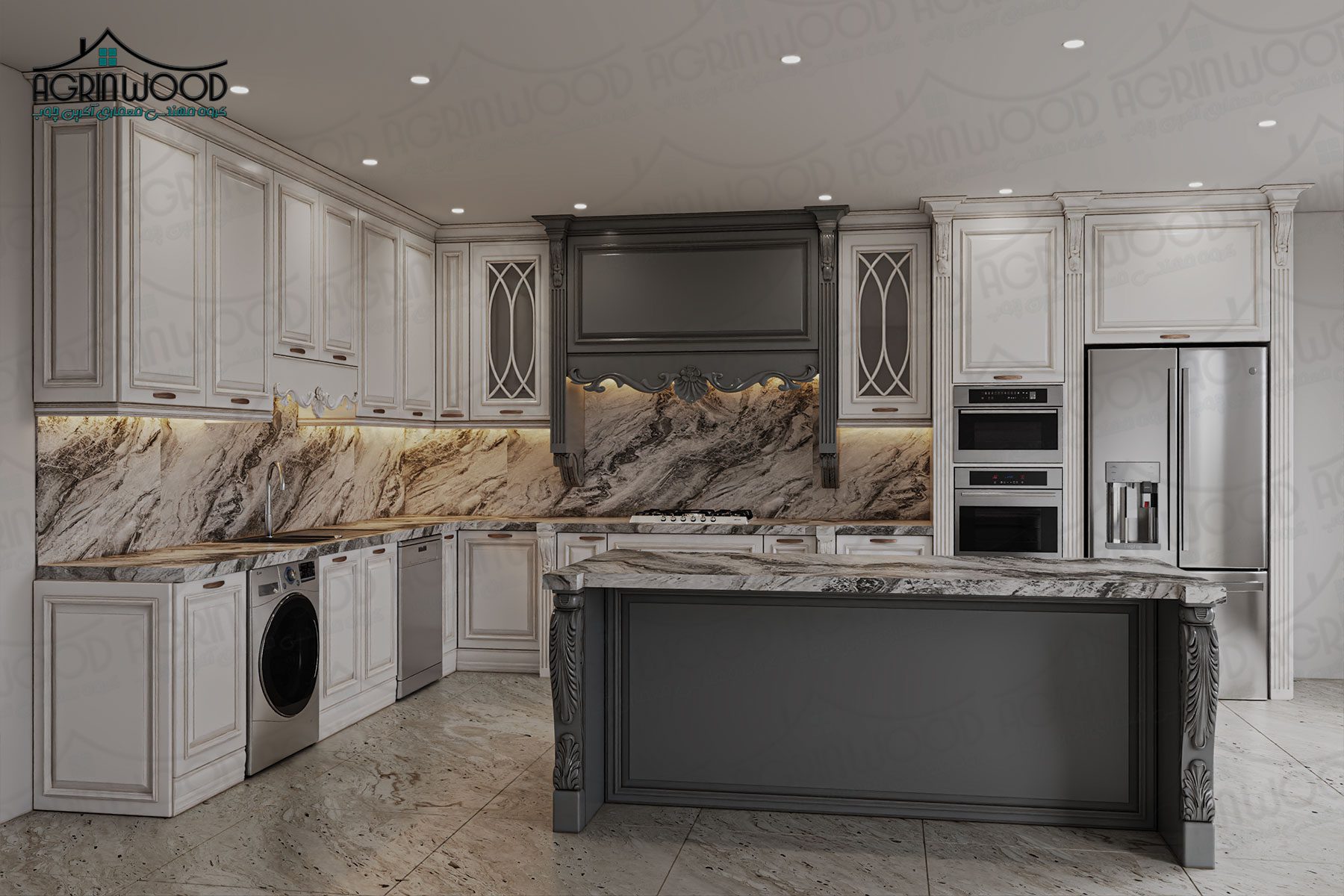 بهترین روکش کابینت روکش وکیوم