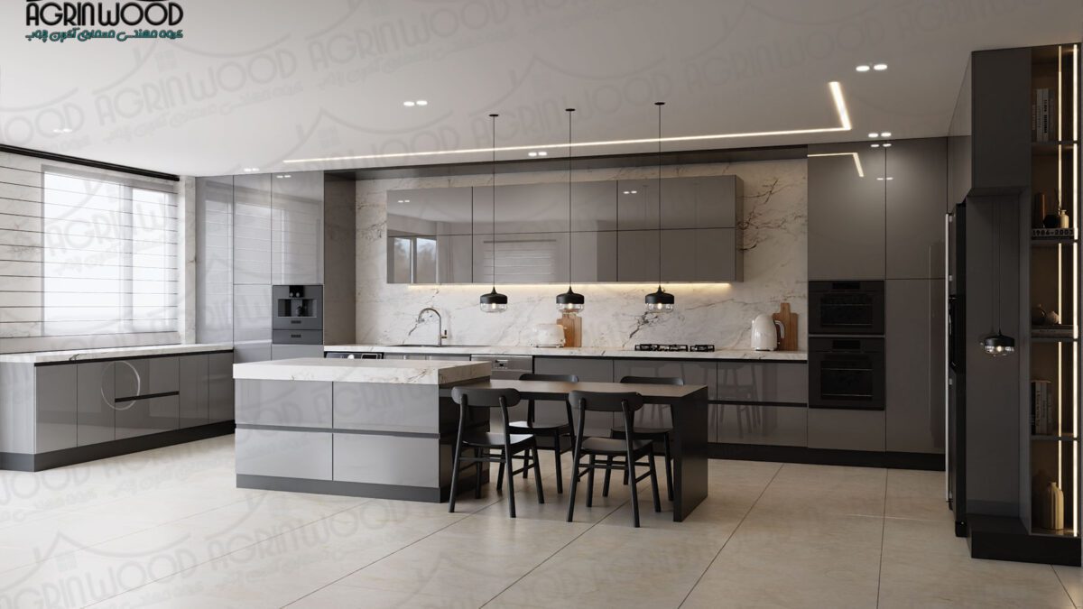 کابینت مدرن ساده و شیک