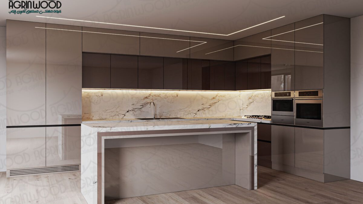 مدل شیک کابینت های گلاس