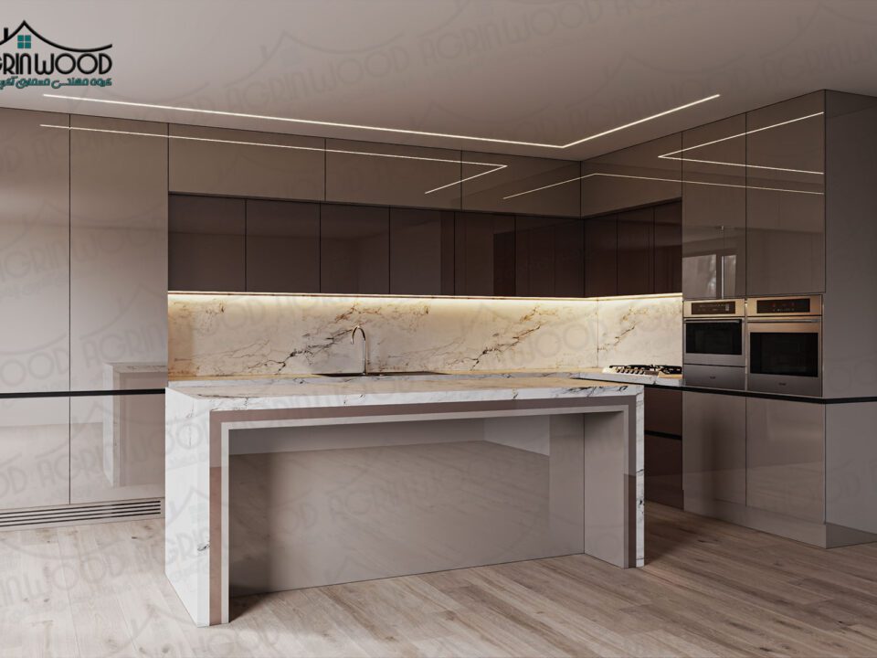 مدل شیک کابینت های گلاس