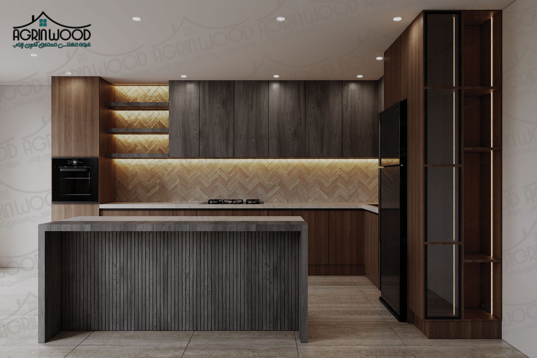 مدل شیک کابینت ملامینه