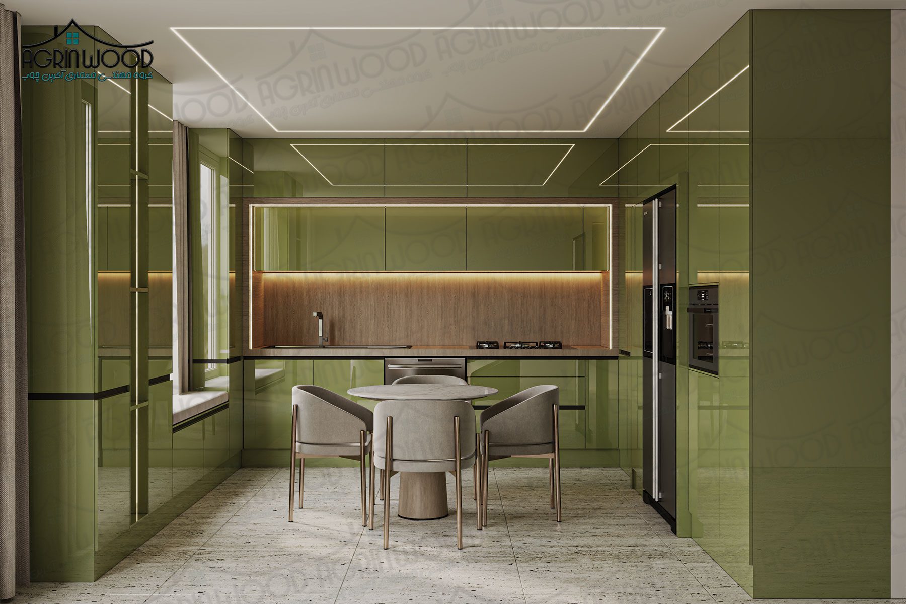 مدل شیک کابینت مدرن