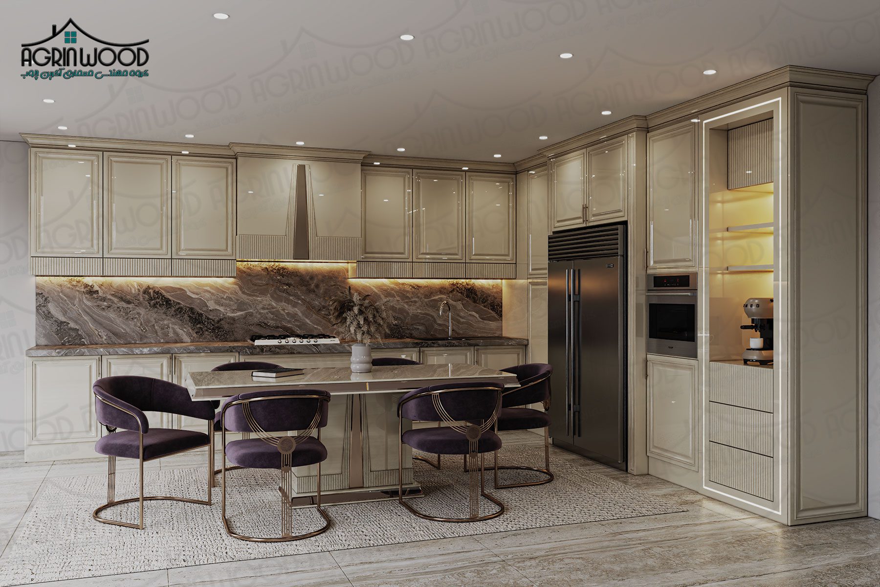 مدل شیک کابینت نئوکلاسیک