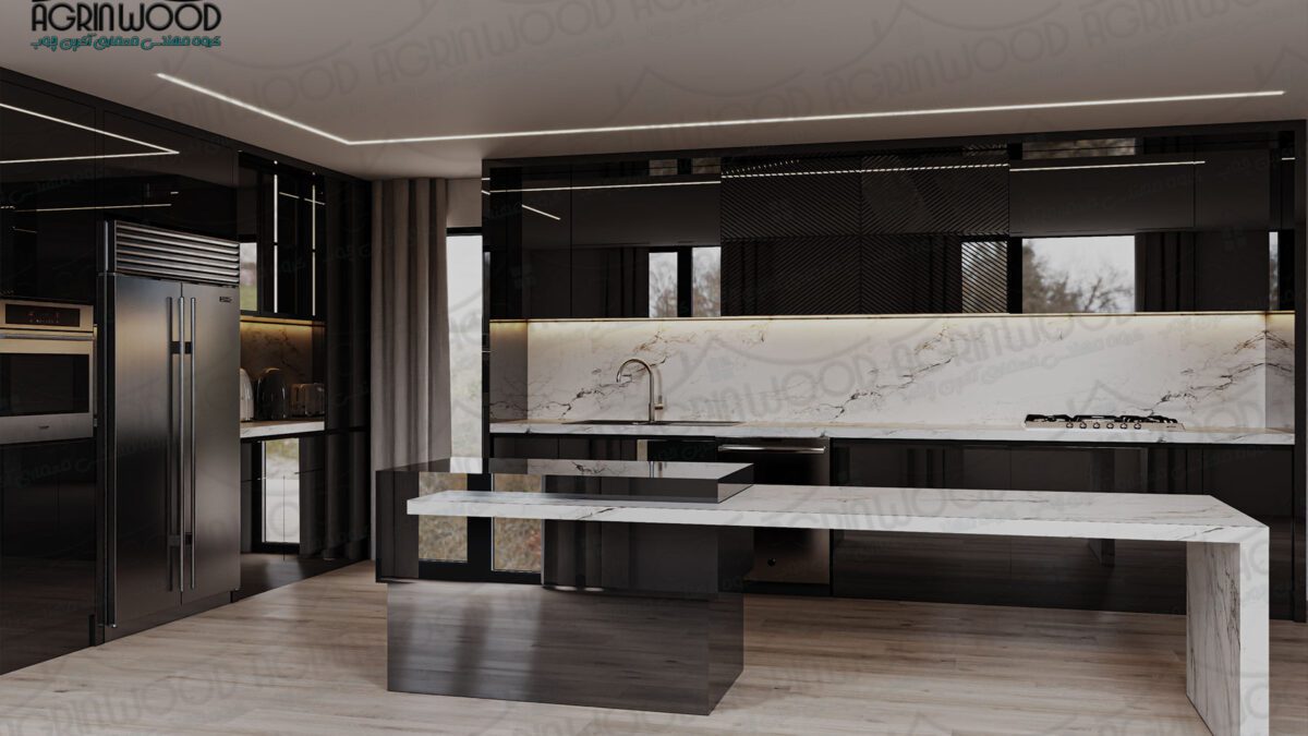 مدل شیک کابینت پلی گلاس