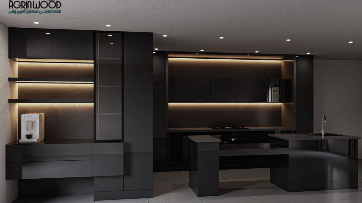 رنگ ایده آل کابینت مدرن