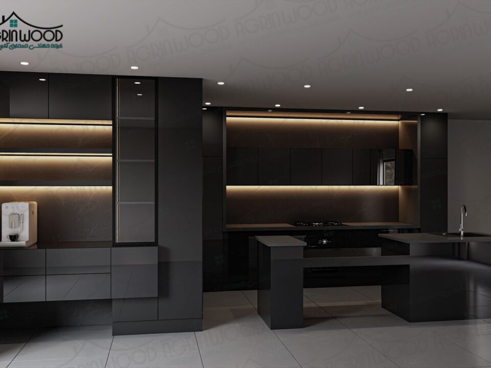 رنگ ایده آل کابینت مدرن