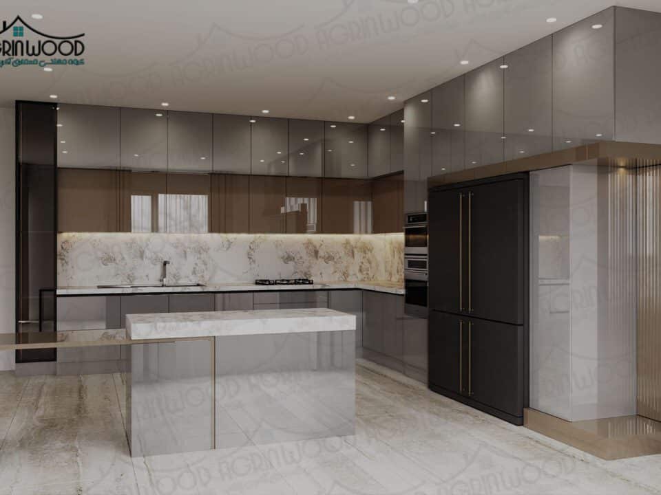 بهترین روکش کابینت پلی گلاس
