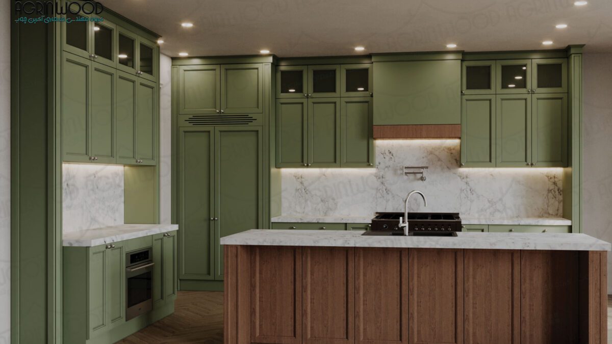 رنگ ایده آل کابینت آشپزخانه