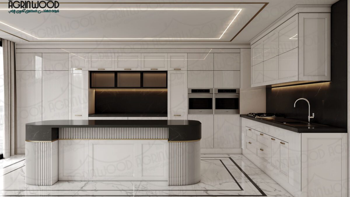 رنگ ایده آل کابینت نئوکلاسیک