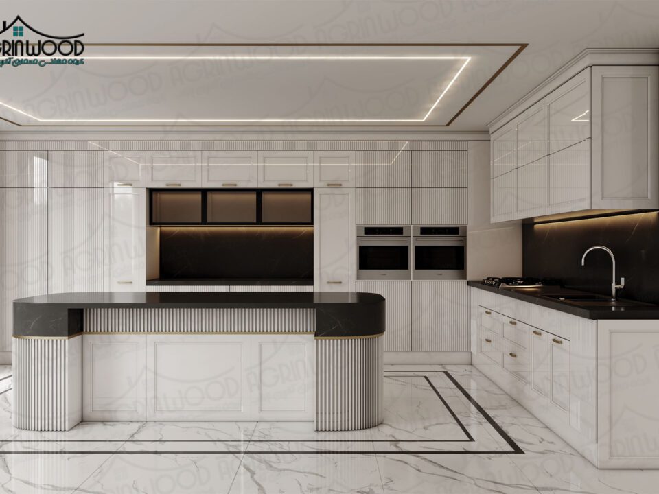 رنگ ایده آل کابینت نئوکلاسیک
