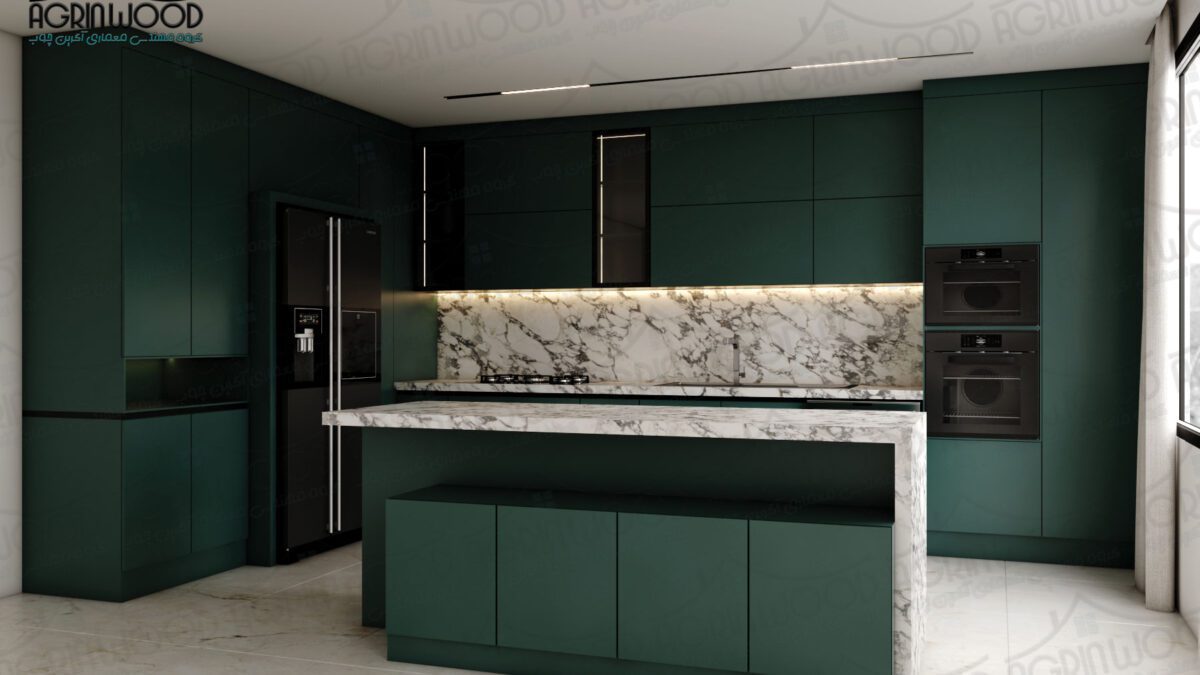 رنگ ایده آل کابینت ام دی اف