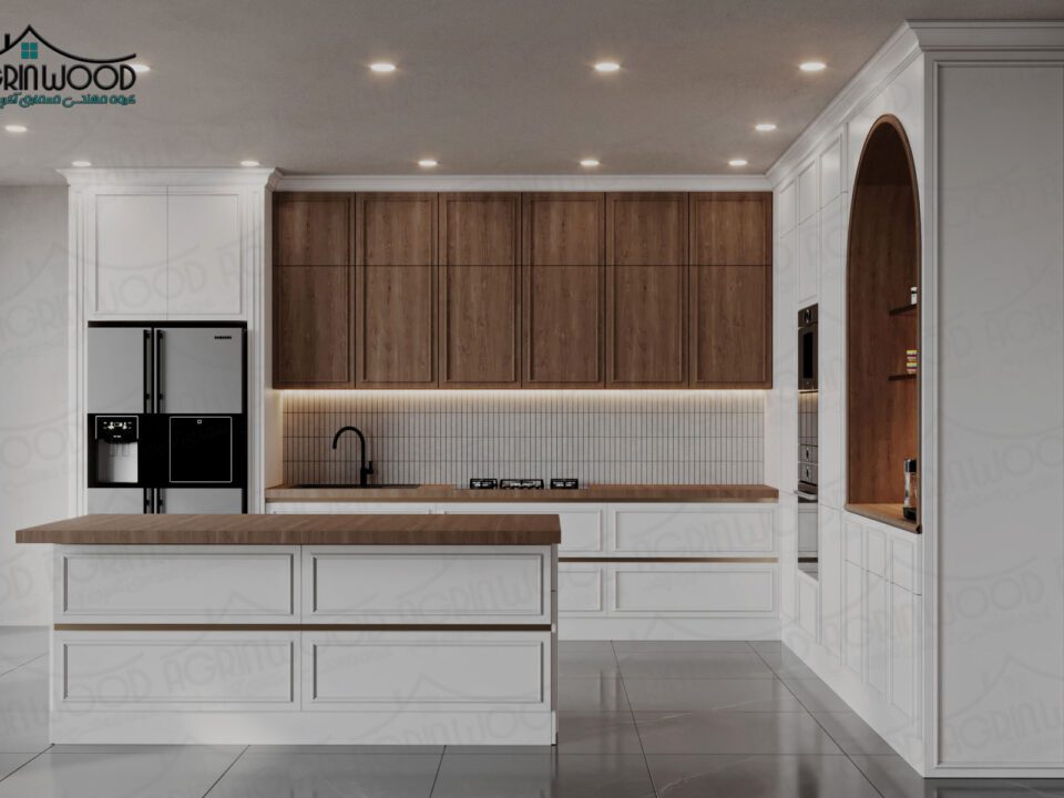 رنگ ایده آل کابینت کف تراش