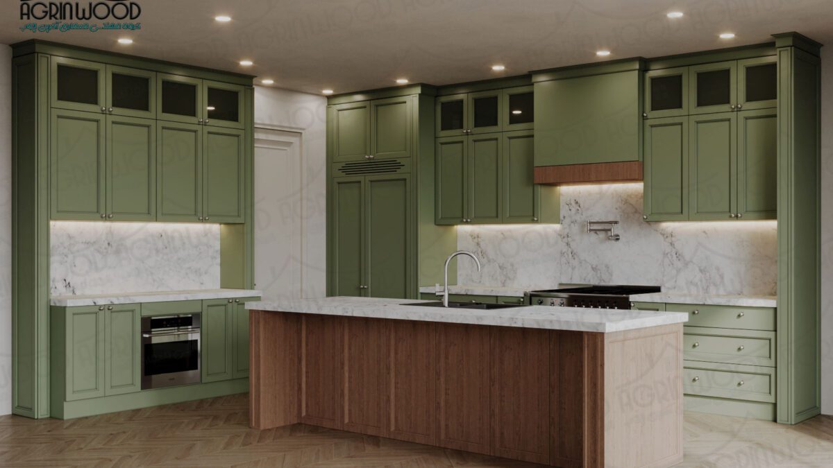 رنگ ایده آل کابینت روکش وکیوم