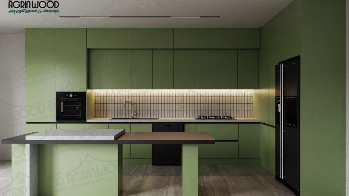 انواع رنگ کابینت ام دی اف