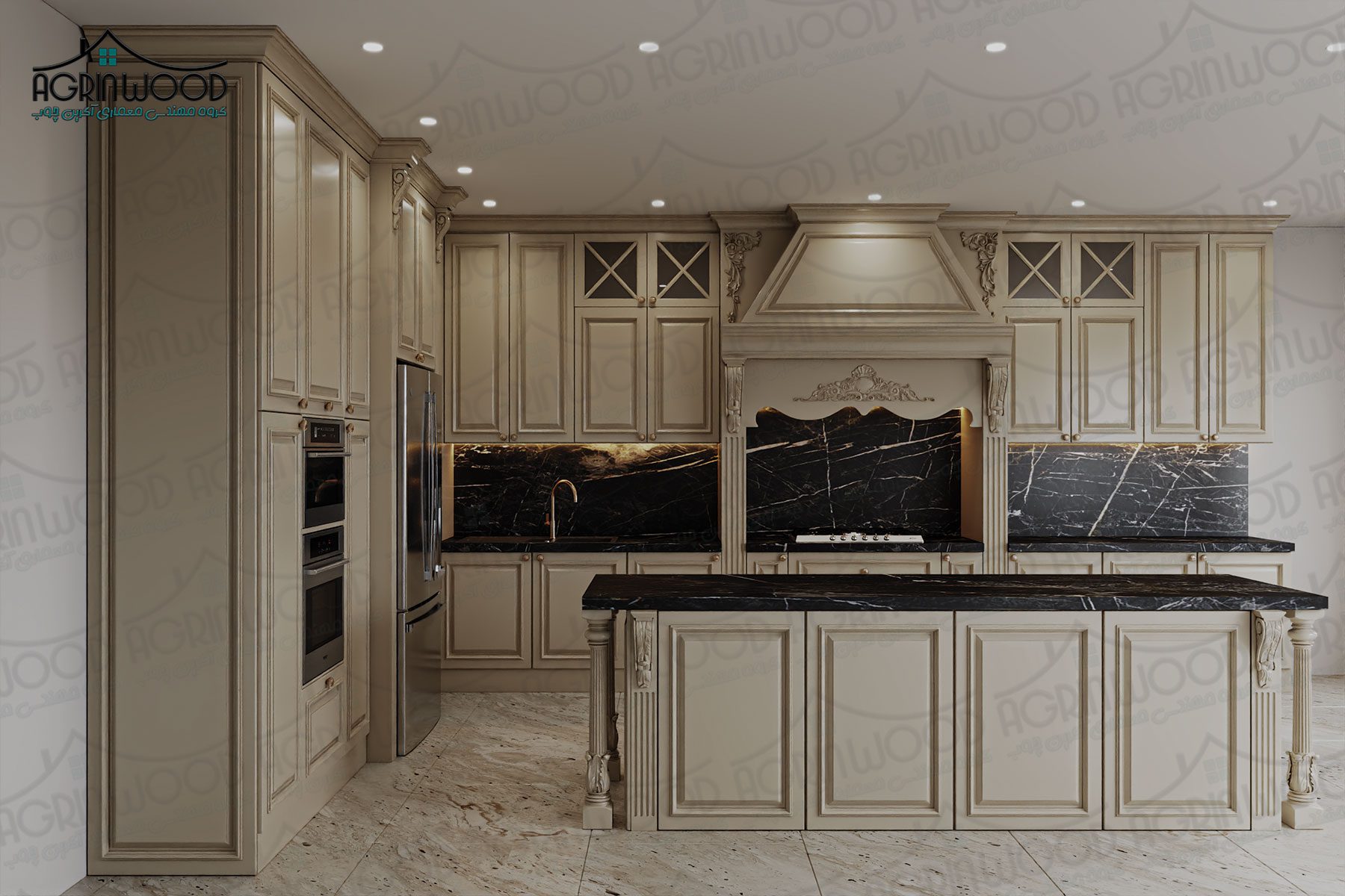 انواع رنگ کابینت آشپزخانه