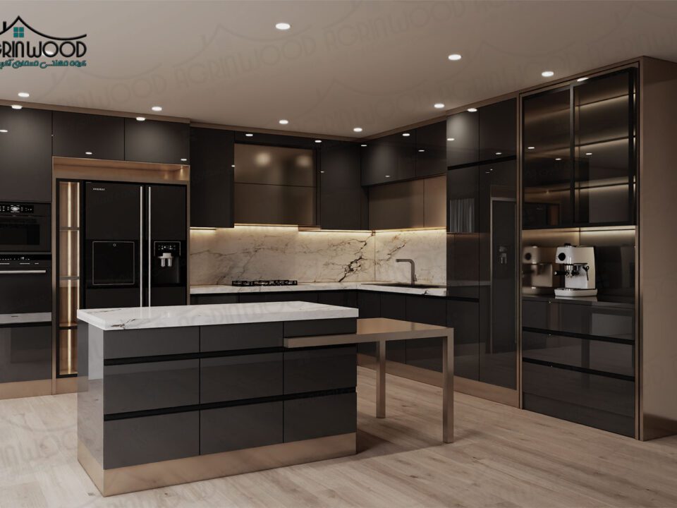 انواع رنگ کابینت های گلاس
