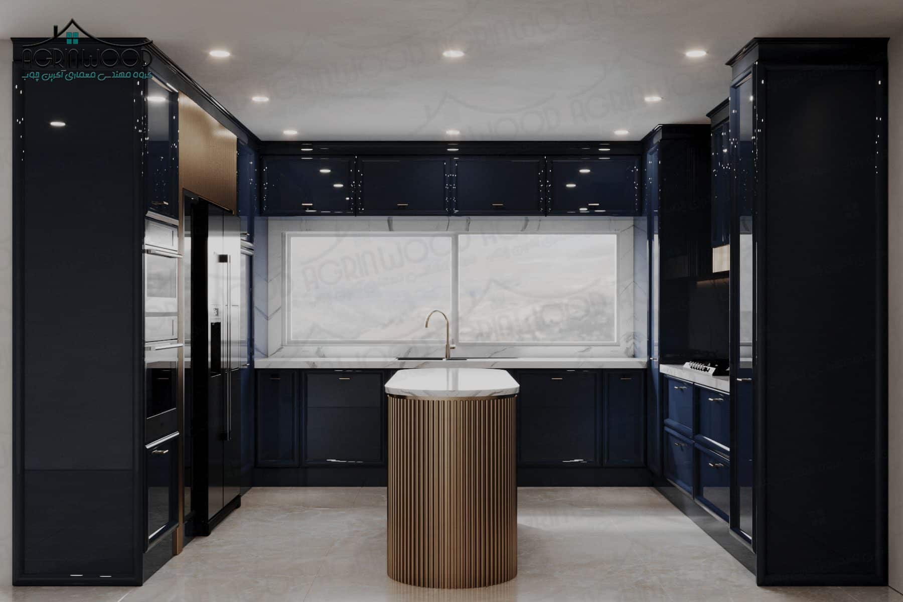 مدل شیک کابینت آشپزخانه
