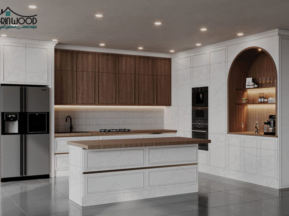 بهترین روکش کابینت کف تراش