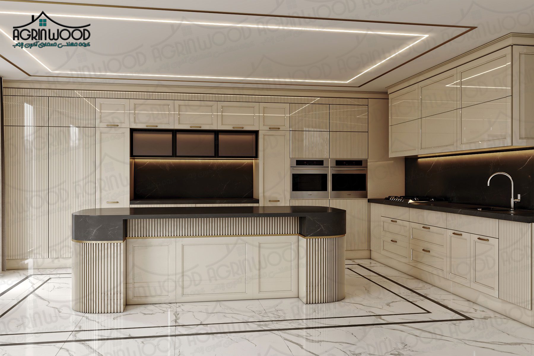 بهترین کابینت کرم انزو