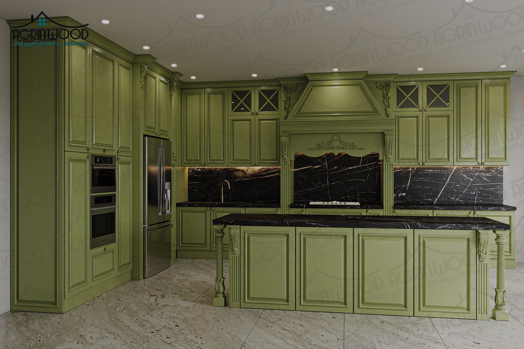 مدل شیک کابینت کلاسیک