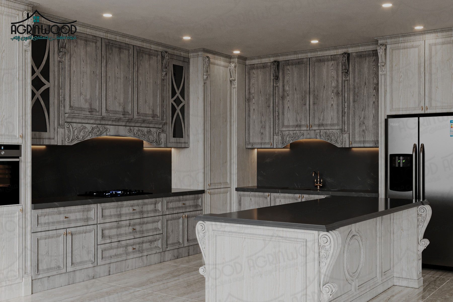 مدل شیک کابینت کلاسیک