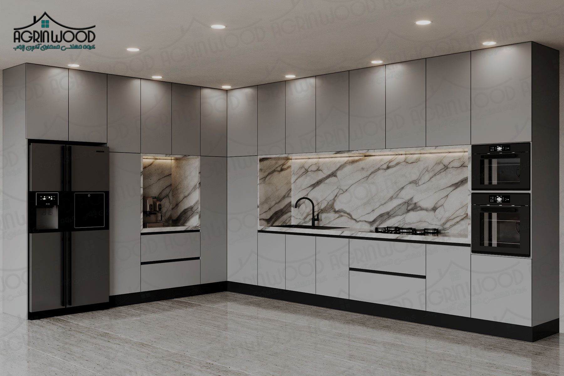 مدل شیک کابینت ملامینه