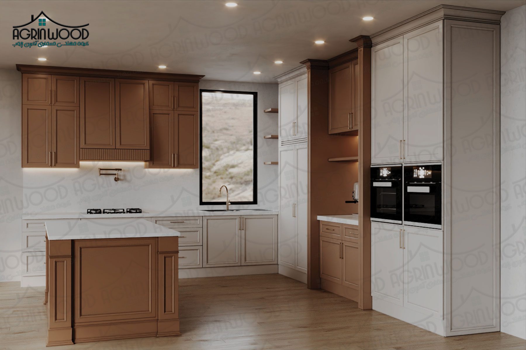 مدل شیک کابینت کف تراش