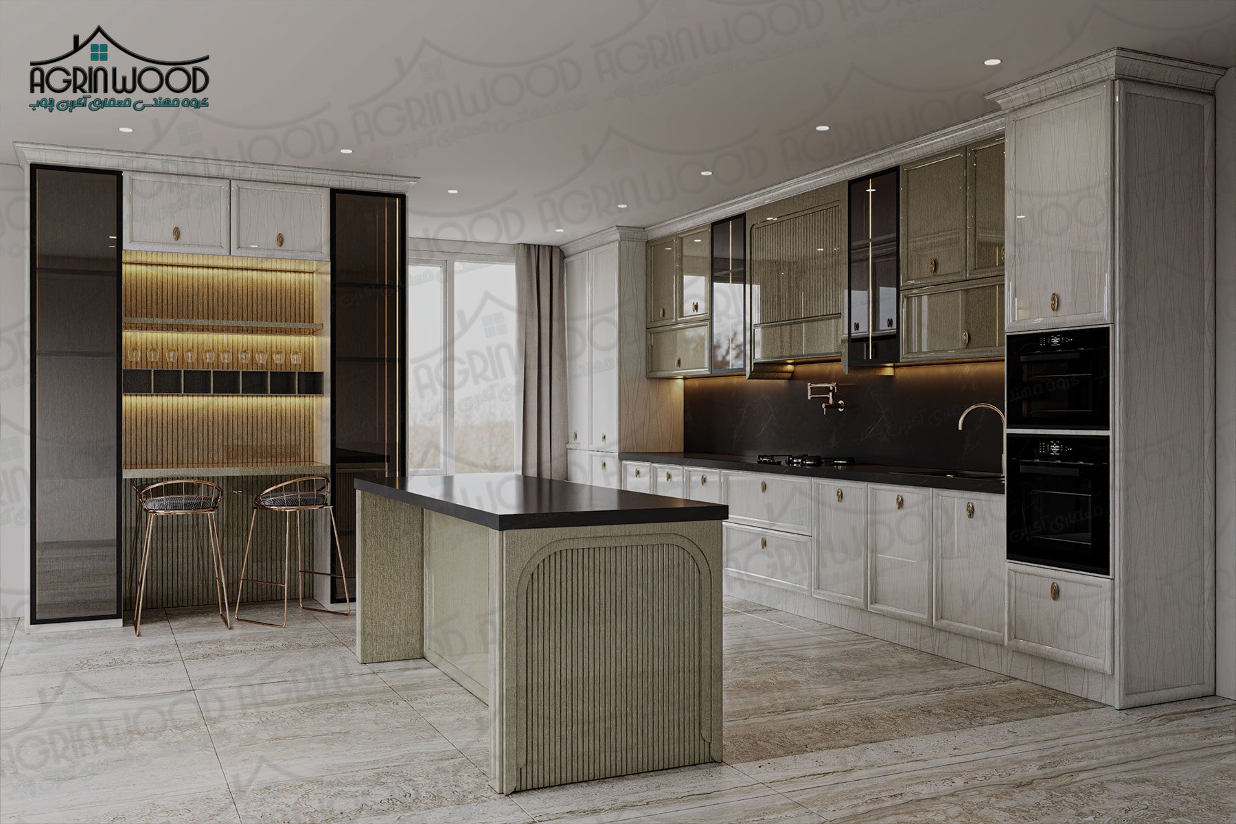 رنگ ایده آل کابینت انزو