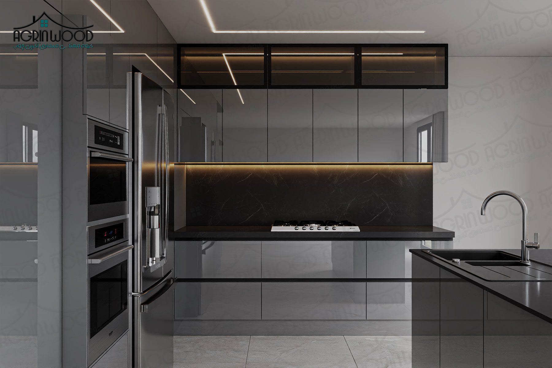 بهترین روکش کابینت مدرن