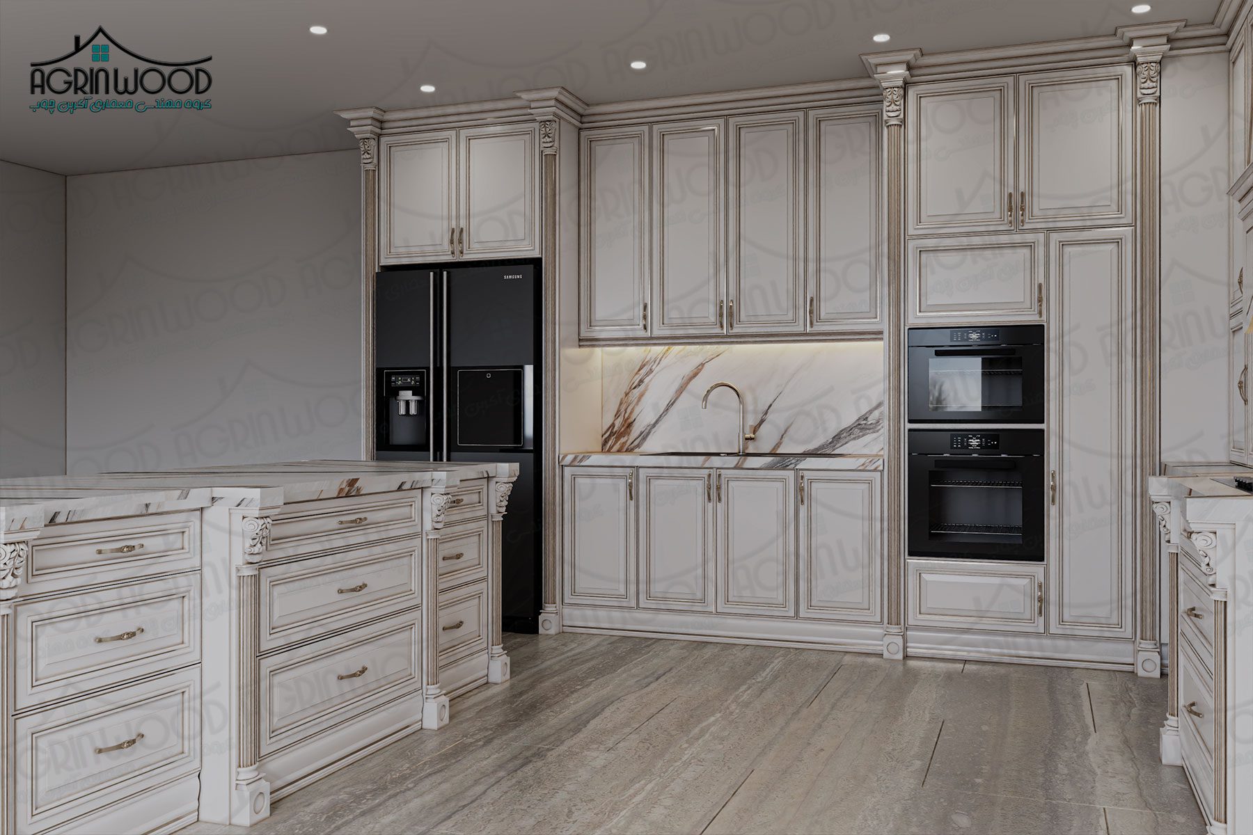 مدل شیک کابینت آشپزخانه