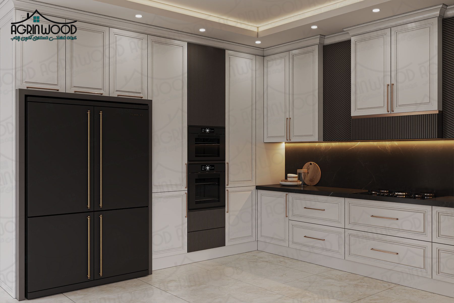 مدل شیک کابینت کف تراش