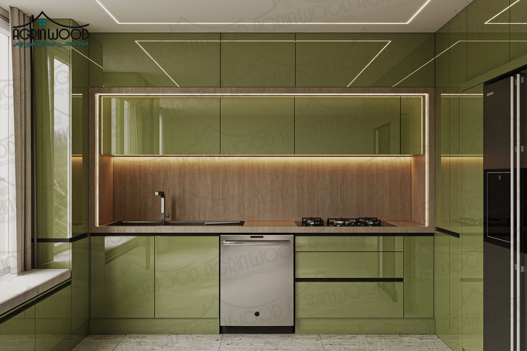 رنگ ایده آل کابینت