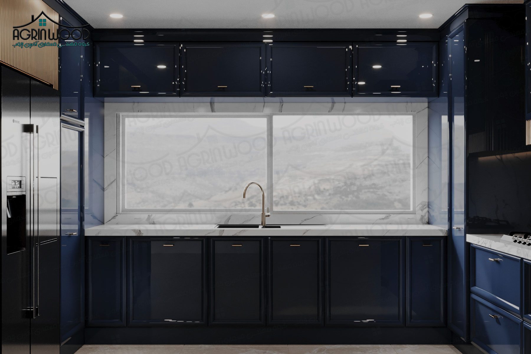 بهترین روکش کابینت انزو