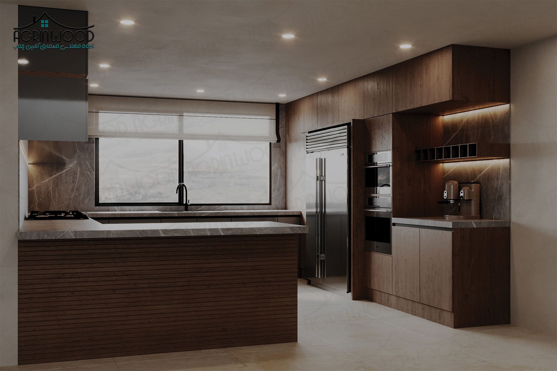 بهترین روکش کابینت روکش چوب