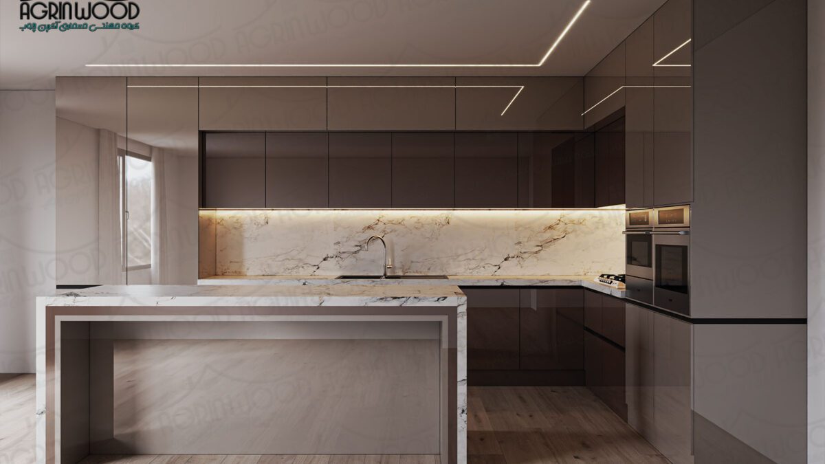 انواع رنگ کابینت پلی گلاس